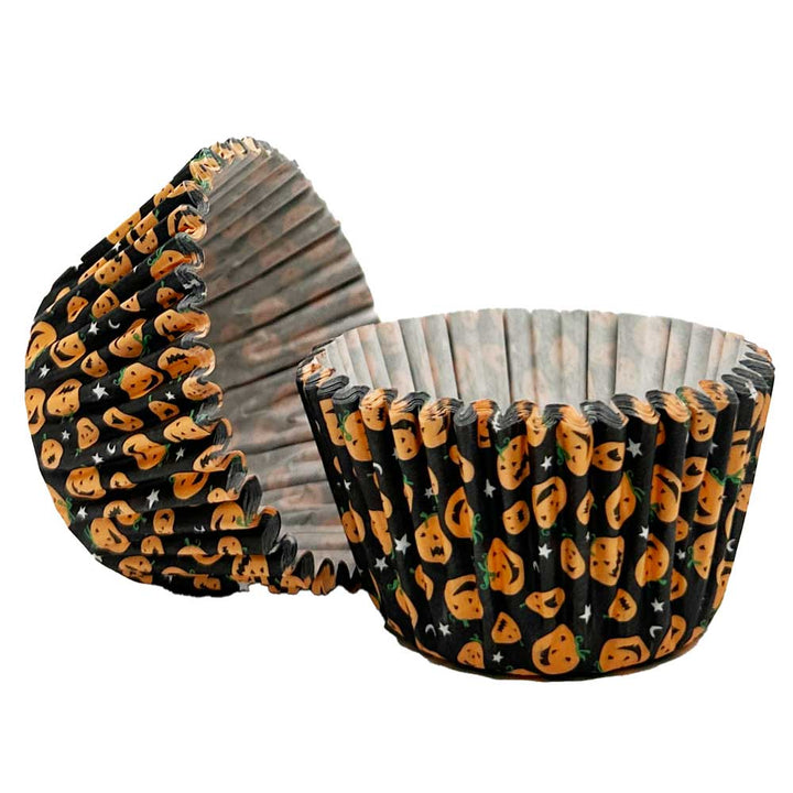 Cupcake Cases - Patterned - Pumpkin