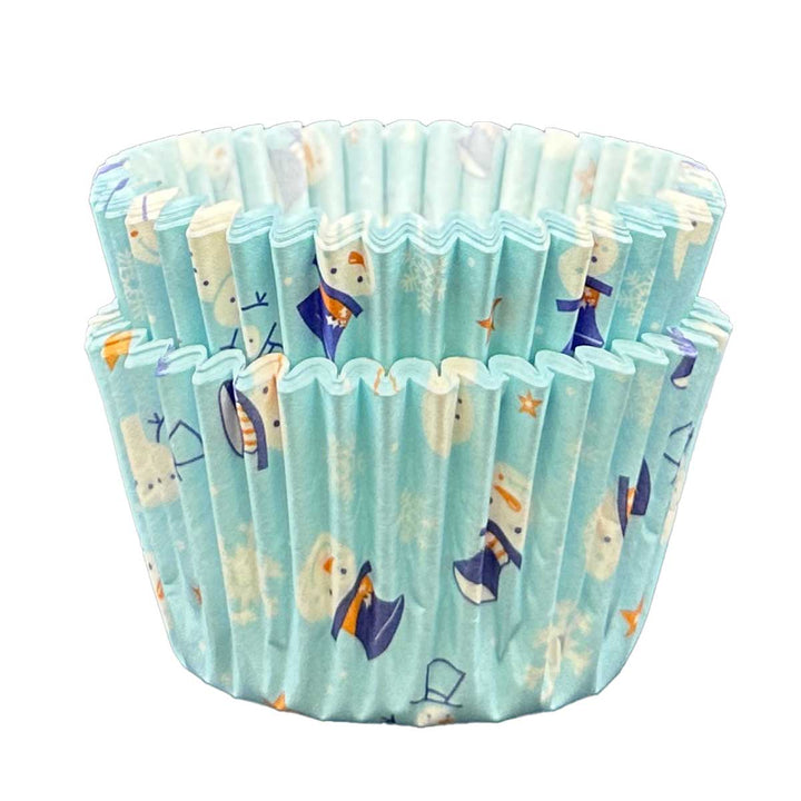 Cupcake Cases - Patterned - Snowmen
