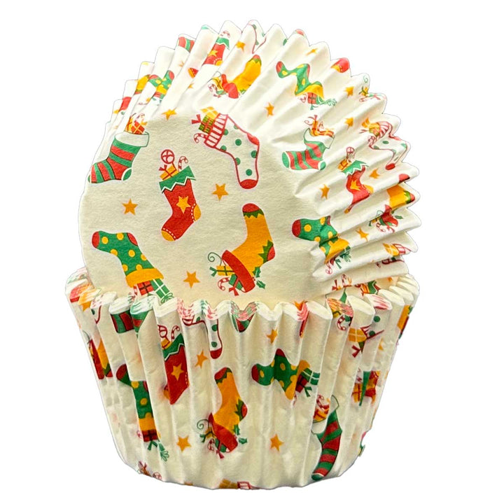 Cupcake Cases - Patterned - Stockings