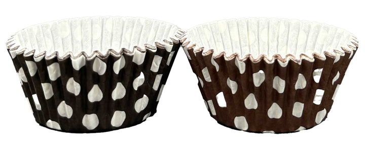 Cupcake Cases - Polkadot - Brown