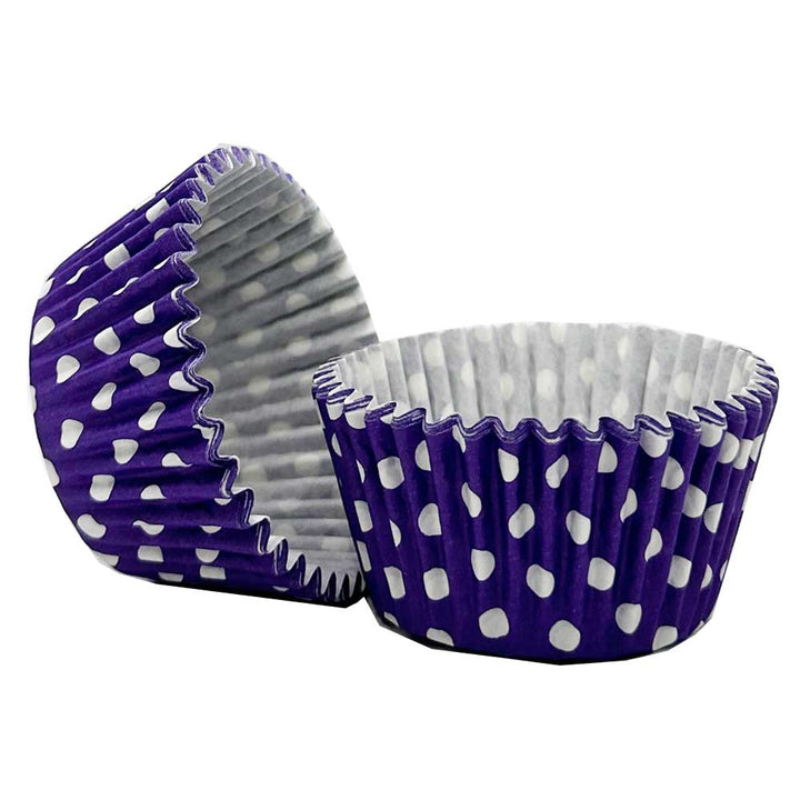 Cupcake Cases - Polkadto - Purple