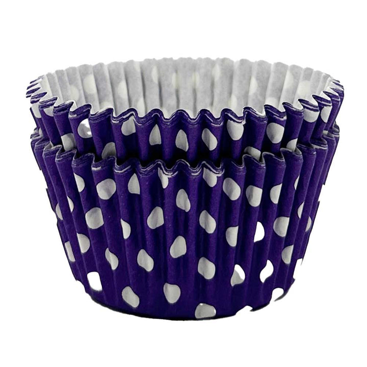 Cupcake Cases - Polkadto - Purple