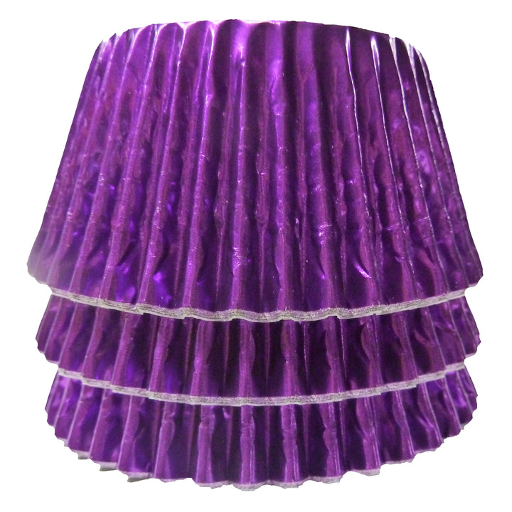 Cupcake Cases - Foil - Purple