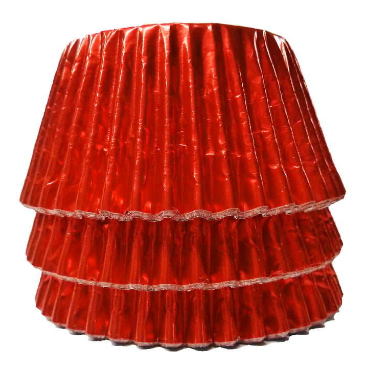 Cupcake Cases - Foil - Red