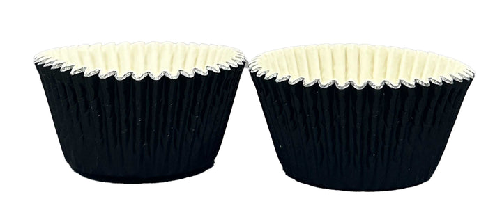 Cupcake Cases - Foil - Black