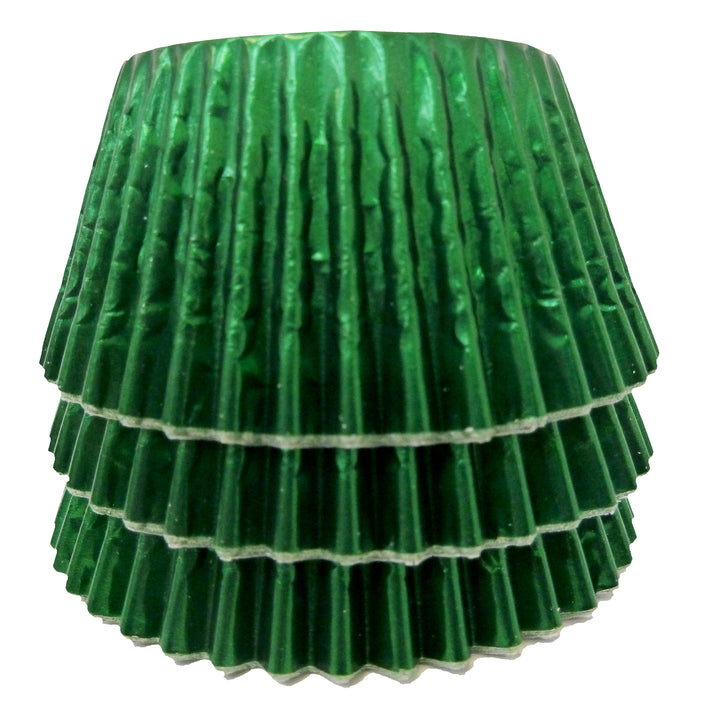 Cupcake Cases - Foil - Green