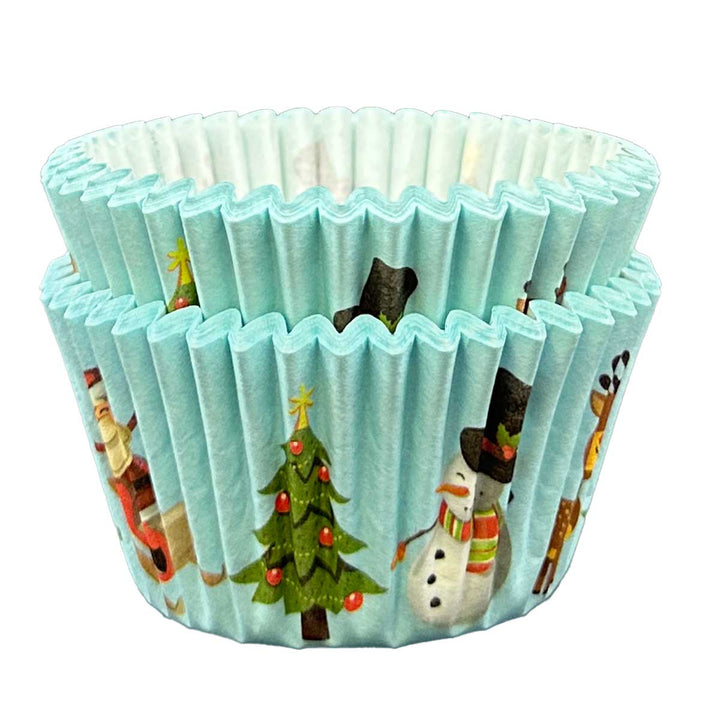 Cupcake Cases - Patterned - Santa