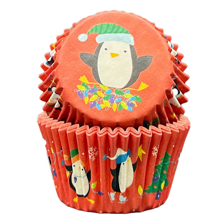 Cupcake Cases - Patterned - Penguin