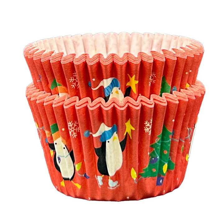 Cupcake Cases - Patterned - Penguin