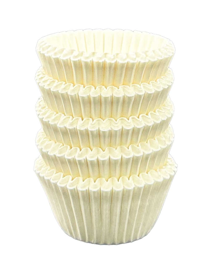 Mini Muffin Cases - Plain - White