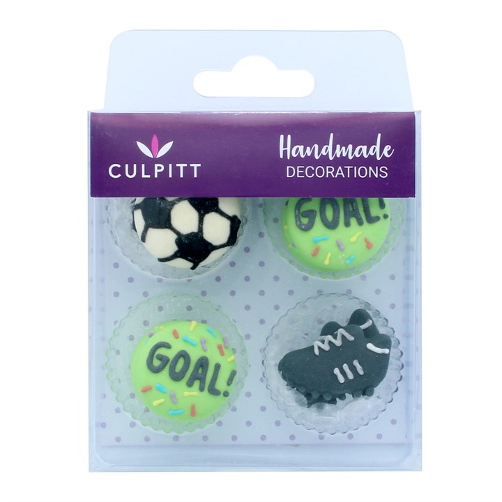 Edible Cake Toppers - Culpitt Football Selection - Pack of 12