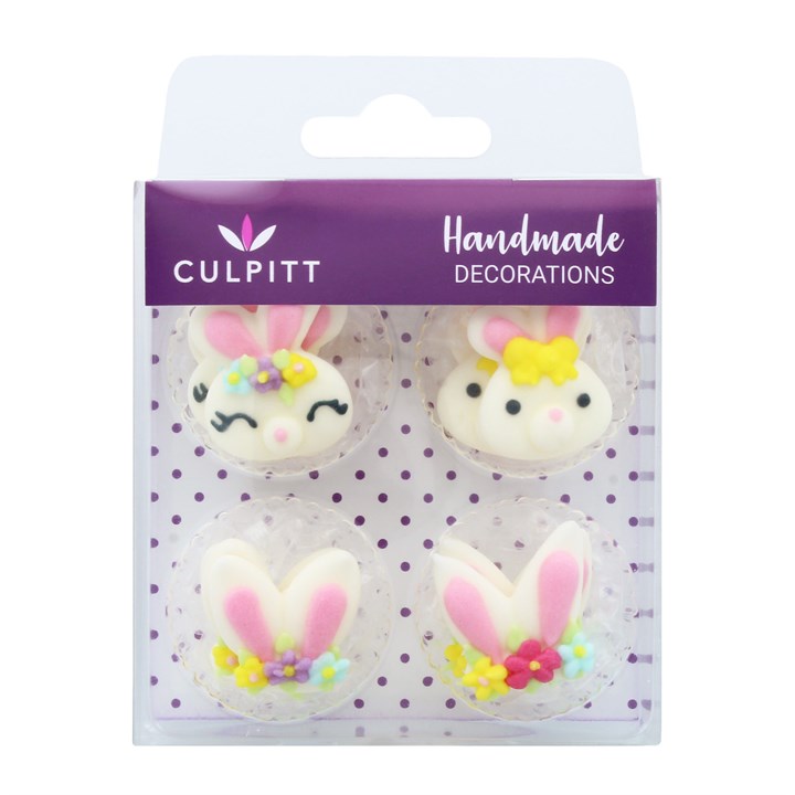 Edible Cake Toppers - Culpitt Bunny Collection - Pack of 12