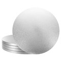 Round - Cake Drum - Silver