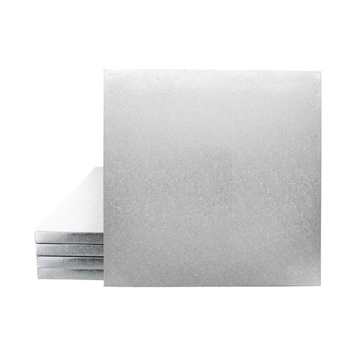 Square - Cake Drum - Silver