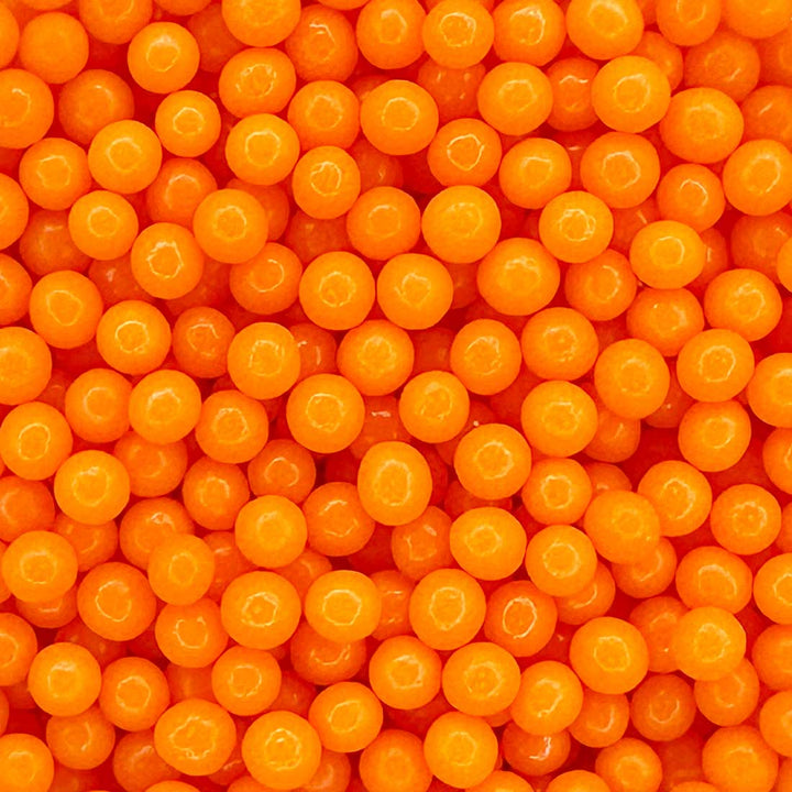 Pearls - Polished - Orange - 4mm