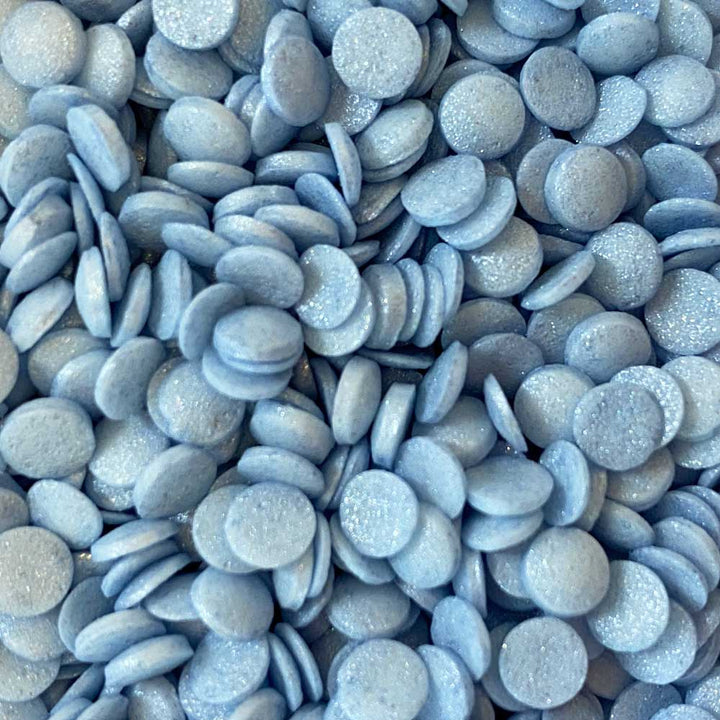 Confetti - Shimmer - Pastel Blue