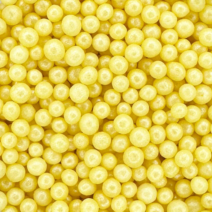 Pearls - Shimmer - Pastel Yellow