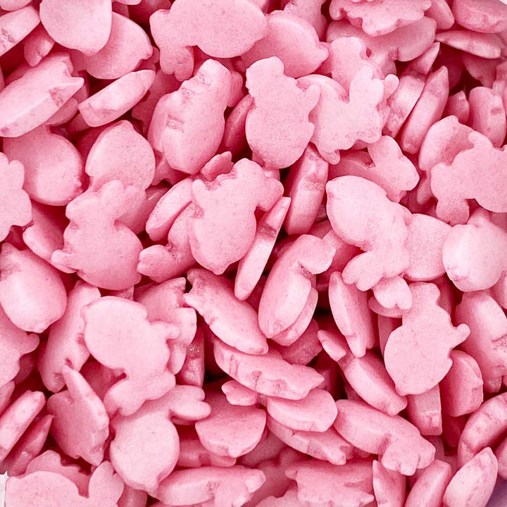 Shapes - Shimmer - Bunnies - Pink