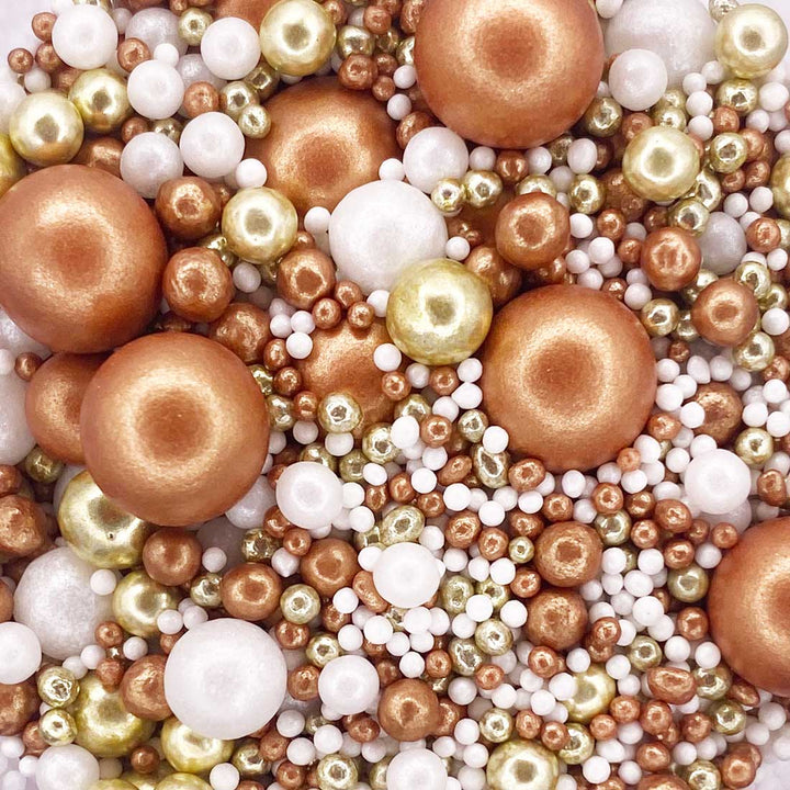 Pearls Mix - Rose Gold and Gold Metallic