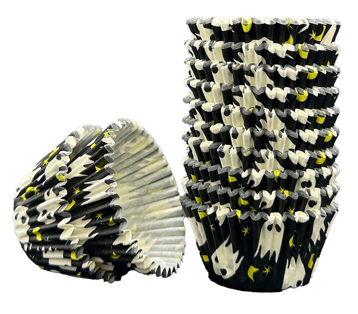 Cupcake Cases - Patterned - Ghosts