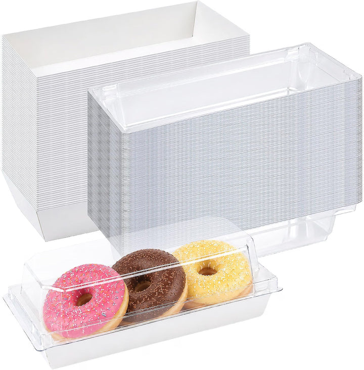 Bakeware - Rectangular Dessert Bakery Boxes with Lid x 5