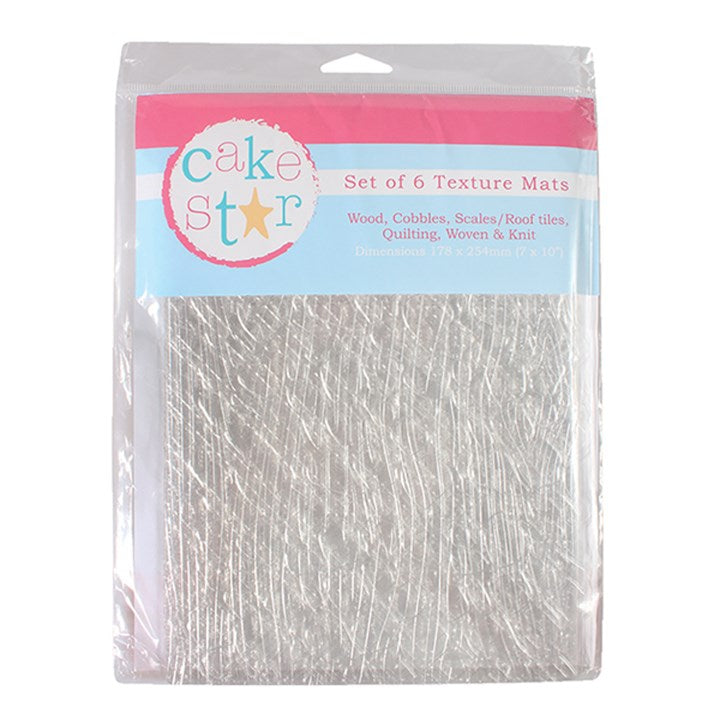 Cake Star Texture Mats - 6 Piece - Fashion