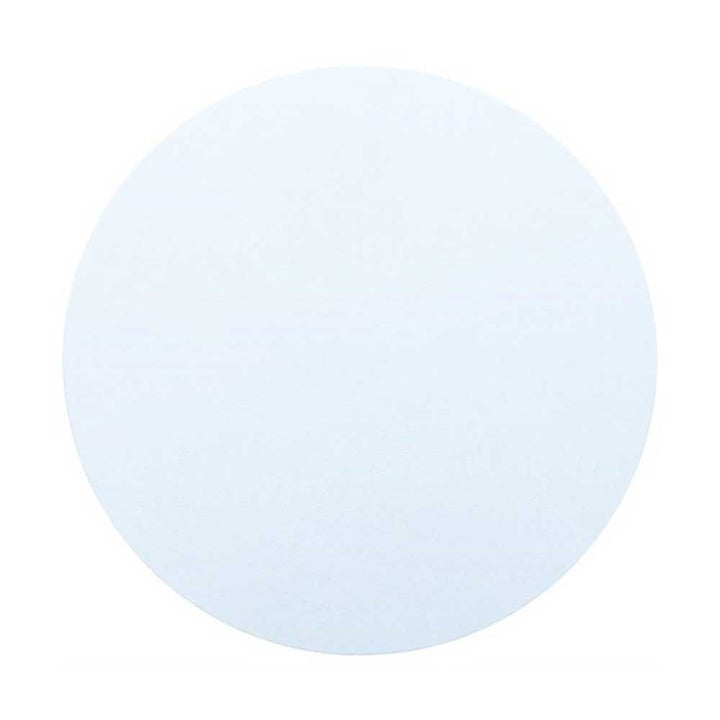 Round Masonite Cake Board - Embossed White