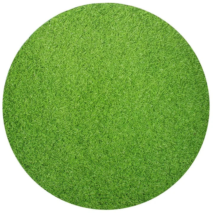 Round Masonite Cake Board - Grass Effect - 10 Inch