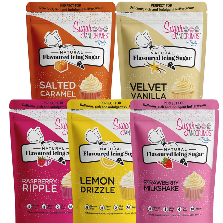 Bundle - Everyone's Favourite Flavoured Icing Sugar 5 x 500g