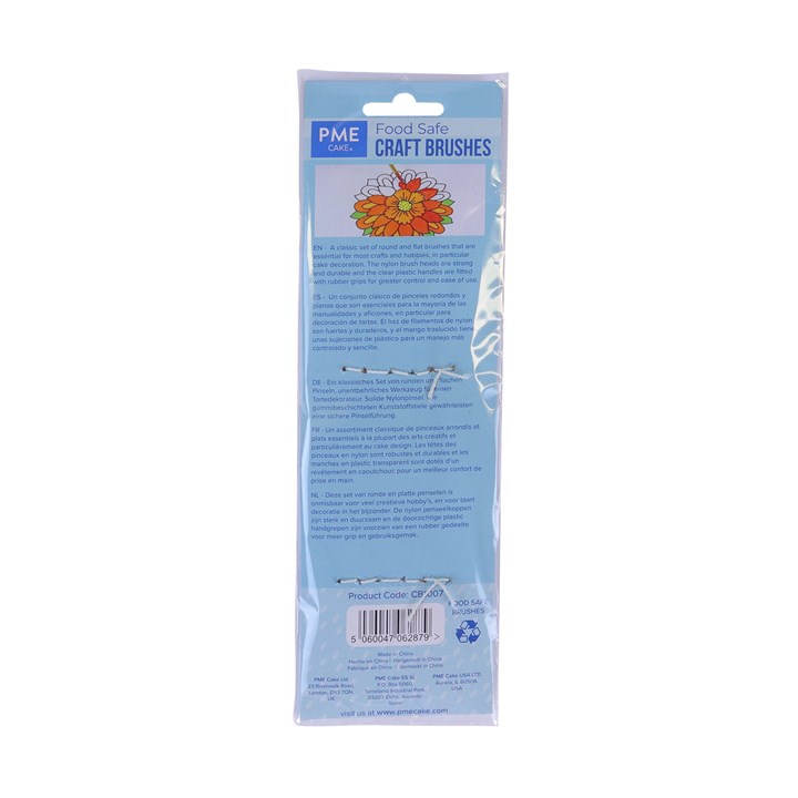 PME Craft Brushes Set of 5