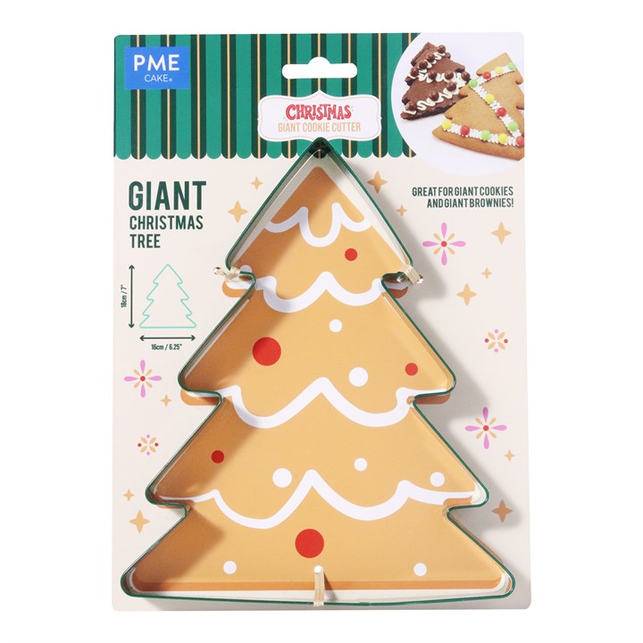 Cutters - Giant Christmas Cookie Cutter - Christmas Tree (18cm / 7inch)