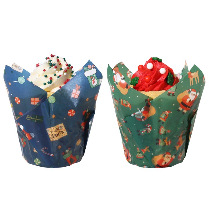 Muffin Tulips - PME Christmas - Santa's Workshop x 24