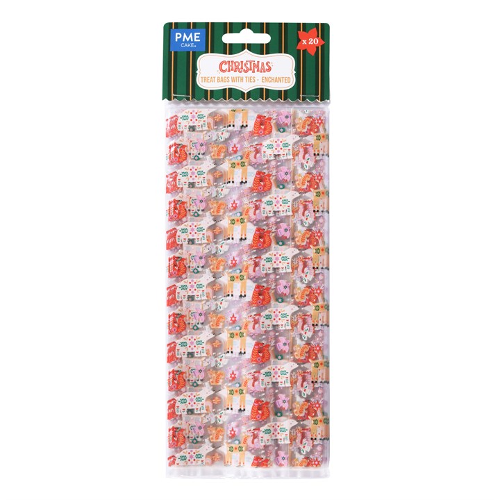 Presentation Bags - Treat Bags - Christmas Enchanted - Pack of 20