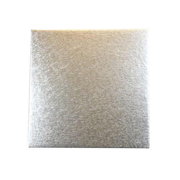 Square - Cake Card - Cut Edge - Silver Fern (1.8mm Thick)