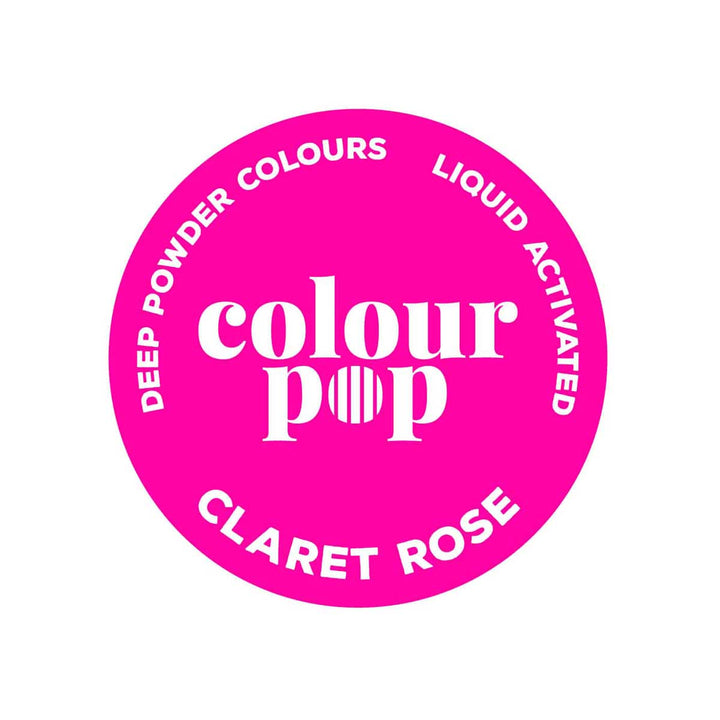 Colour Pop Liquid Activated Powder Food Colouring – Claret Rose (10ml)