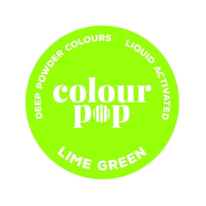 Colour Pop Liquid Activated Powder Food Colouring – Lime Green (10ml)