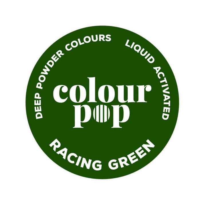 Colour Pop Liquid Activated Powder Food Colouring – Racing Green (10ml)