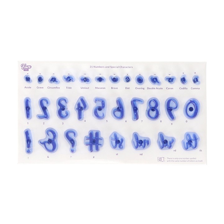 Fun Fonts - Numbers and Specials - Collection 1