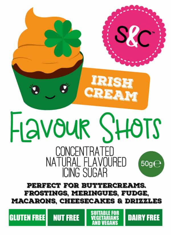 Flavour Shots! - Concentrated Icing Sugar - Irish Cream 50g