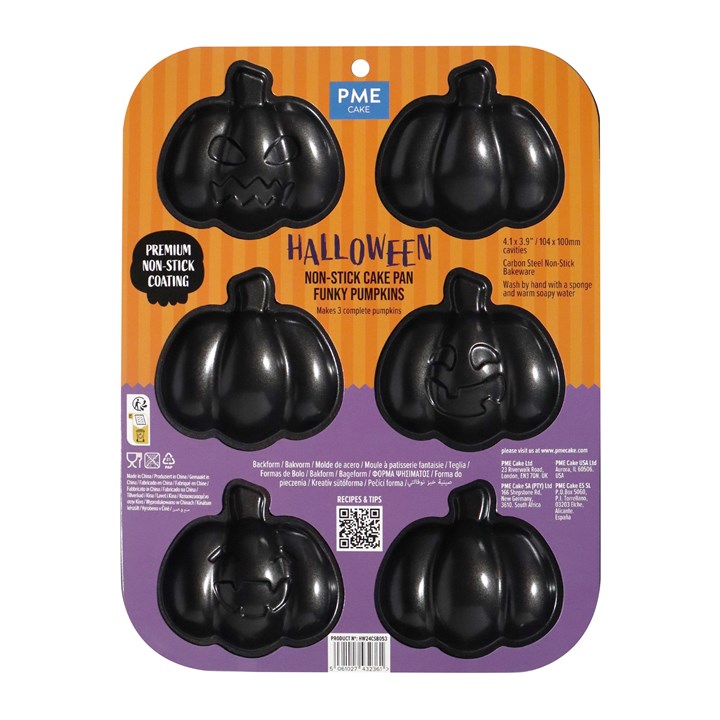 Bakeware - PME Non Stick - Halloween Non-stick Cake Pan - Funky Pumpkins