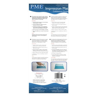 Impression Mat - Cobblestone Pattern (150 x 305mm / 6 x 12")