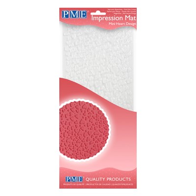 Impression Mat - Mini Heart Design (150 x 305mm / 6 x 12”)
