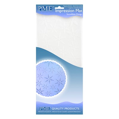 Impression Mat - Snowflake Design (150 x 305mm / 6 x 12”)