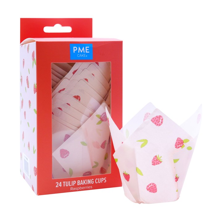 Muffin Tulips - PME Raspberry x 24