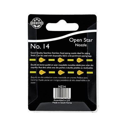 Piping Nozzle - PME/JEM No. 14 Open Star