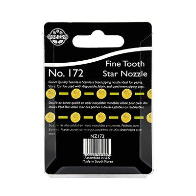Piping Nozzle - PME/JEM No. 172 - Fine Tooth Open Star