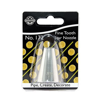 Piping Nozzle - PME/JEM No. 172 - Fine Tooth Open Star