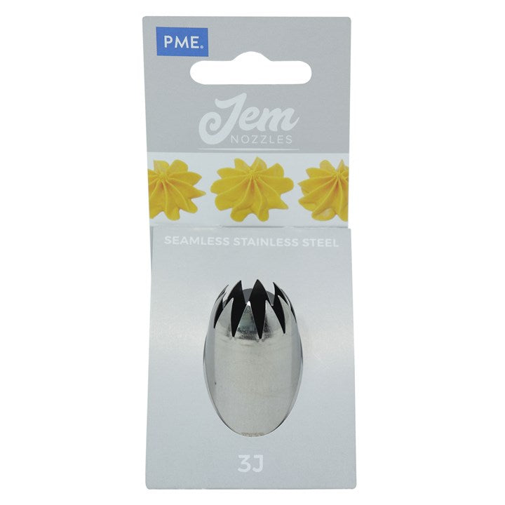 Piping Nozzle - PME/JEM No. 3J Large Curved Star - Savoy