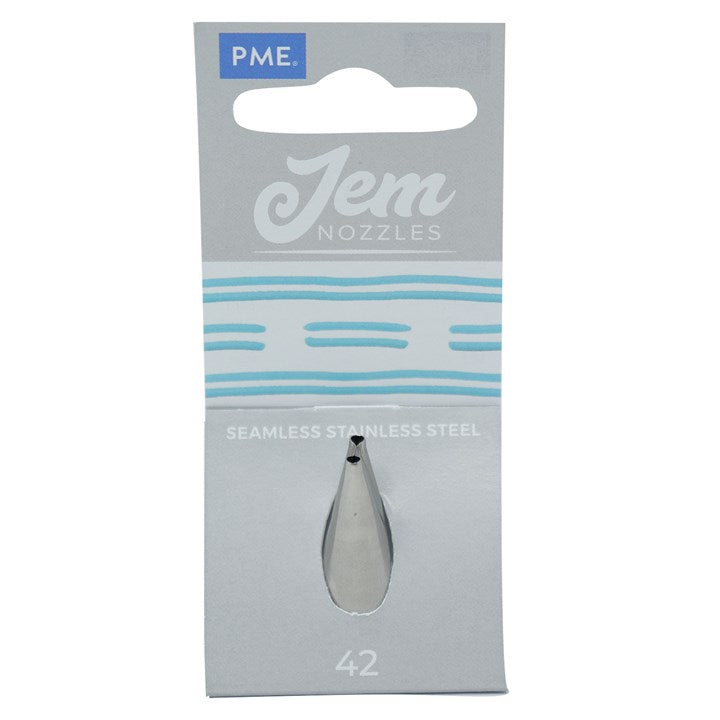 Piping Nozzle - PME/JEM No. 42 - 2 Line / Dot Small Tube