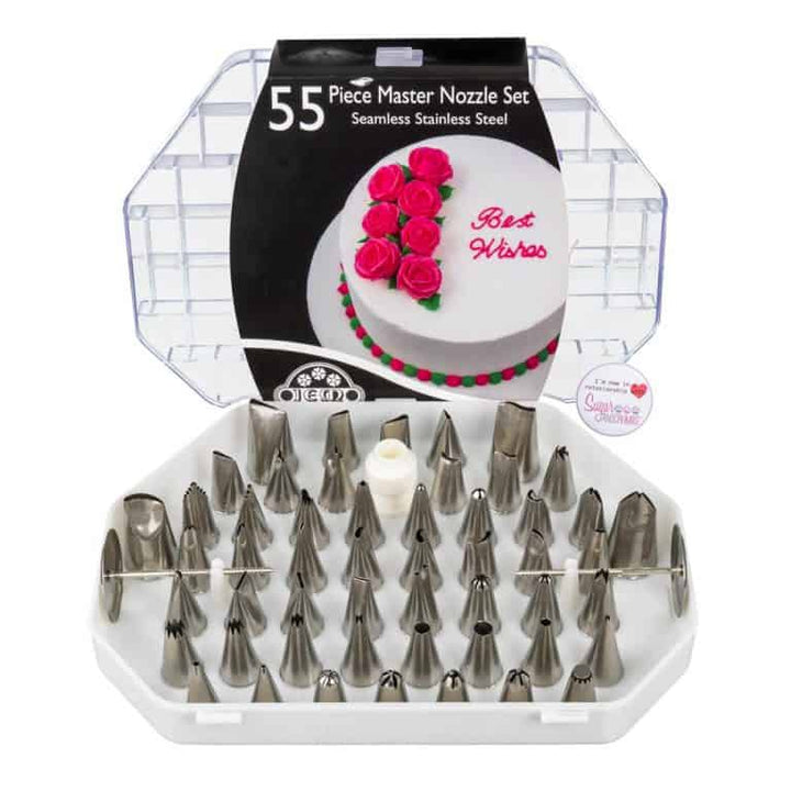 Piping Nozzle - PME/JEM Nozzles Set - Large Master Nozzle Set 55 Piece